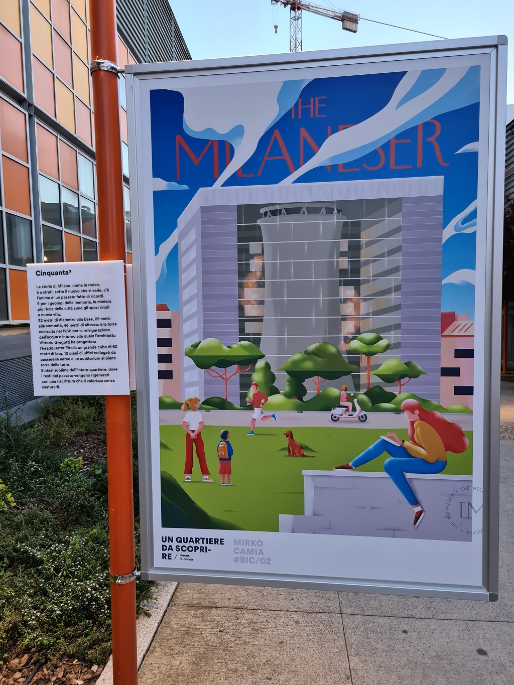 The Milaneser, Bicocca illustrata per la Design Week 2024