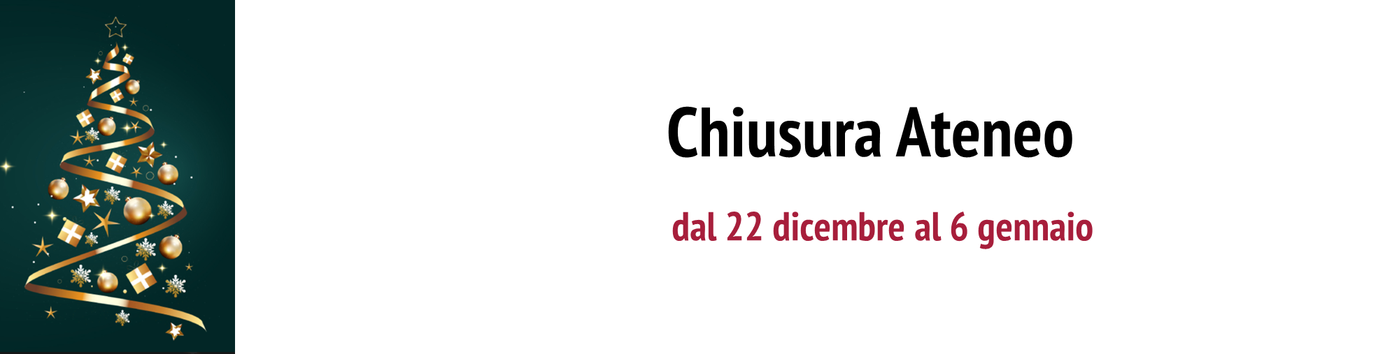 Chiusura Ateneo