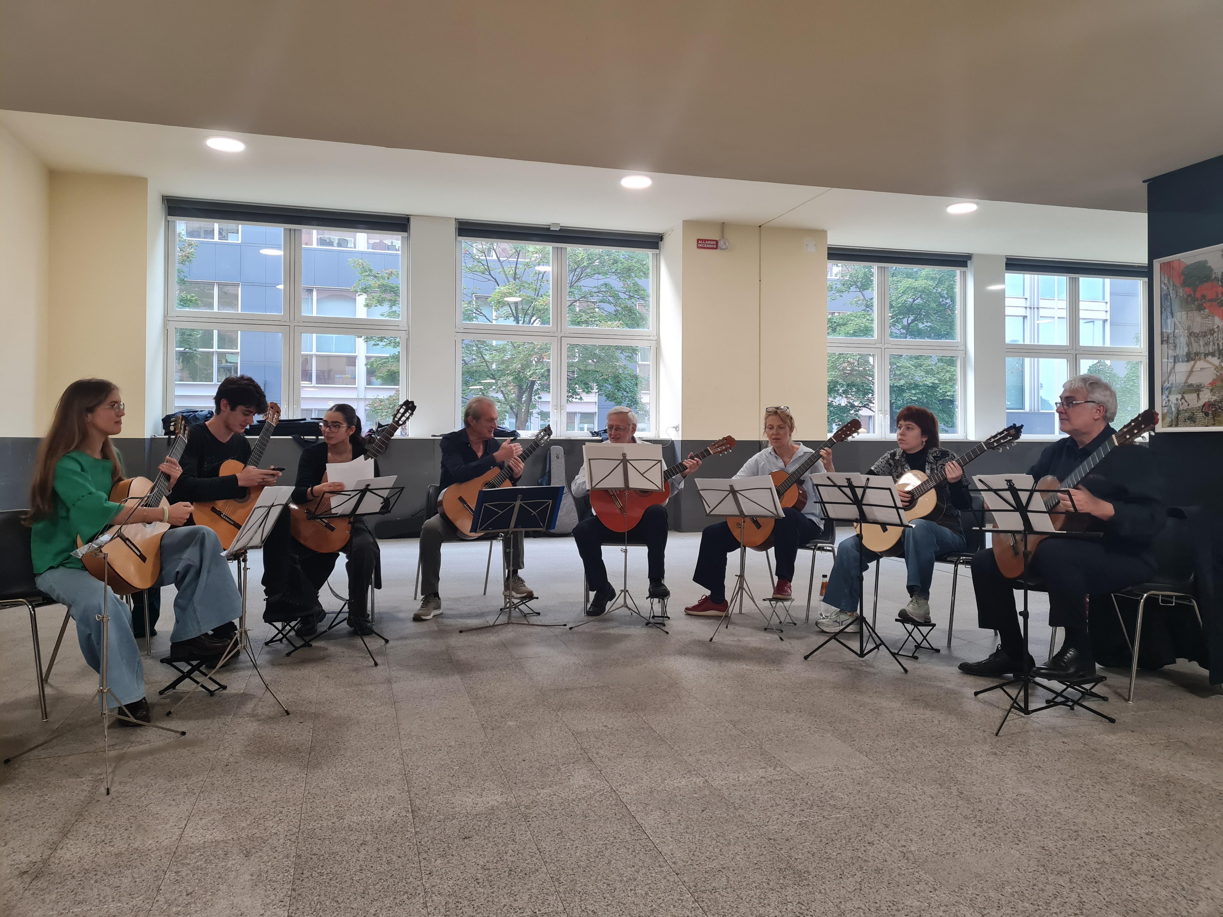 orchestra di chitarre dell'Università di Milano Bicocca