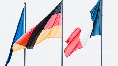 Bandiere Francia e Germania