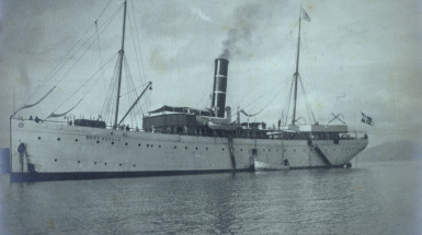 Battello, foto d'epoca