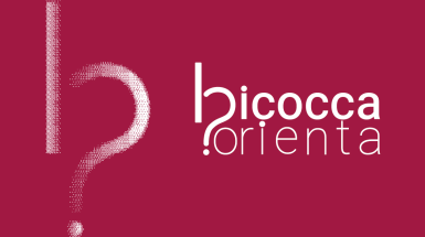 punto esclamativo e punto di domanda in bianco su fondo rosso che compongono la scritta Bicocca Orienta