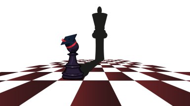 Immagine di un pedone su una scacchiera