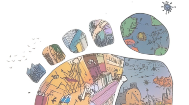 Disegno di un piede, world anthropology day