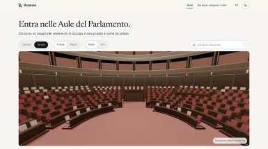 Una videata di ParlamientRAG