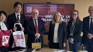 Incontro tra l’Università di Milano-Bicocca e la Osaka Metropolitan University