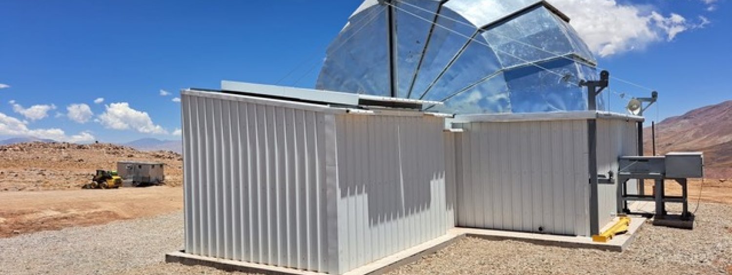 Il telescopio QUBIC, inaugurato il 23/11/2022 sulle Ande argentine