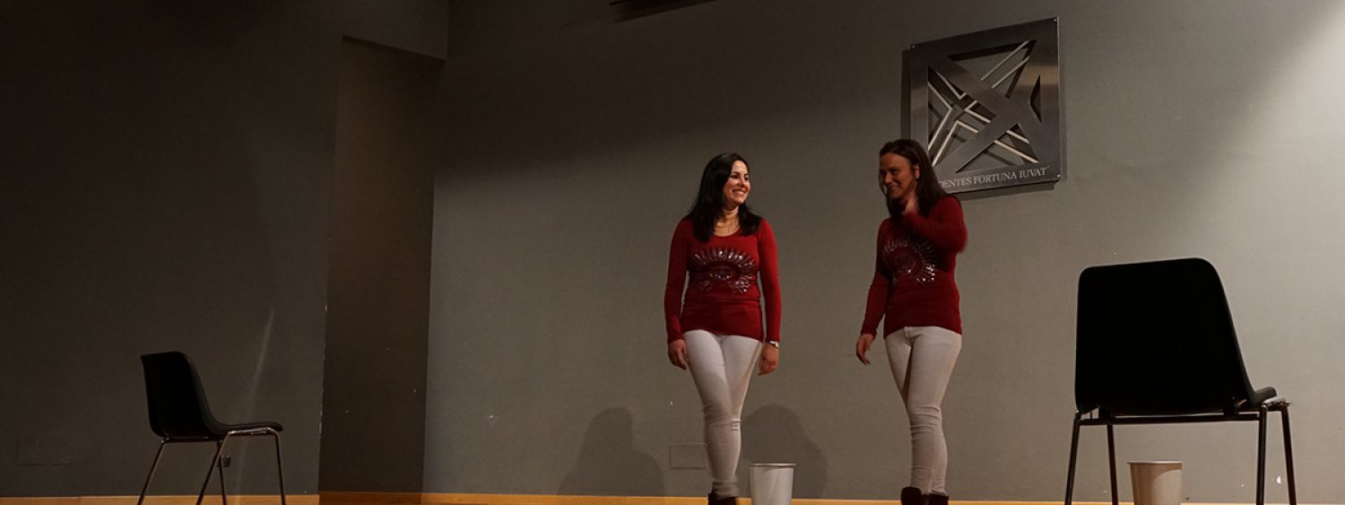 spettacolo teatrale durante evento criminalità femminile