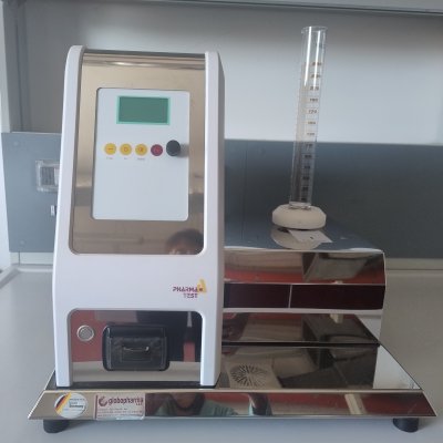 Tap density tester
