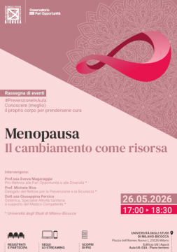 Locandina evento Menopausa