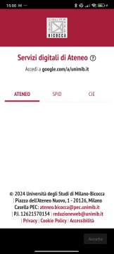 Interfaccia login malfunzionante