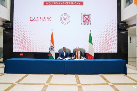 Milano-Bicocca e Galgotias University (INDIA) siglano un Memorandum of Understanding