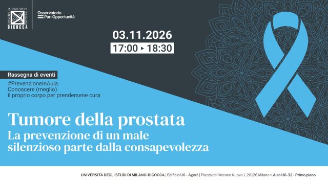 immagine evento Tumore della prostata