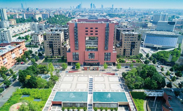 foto aerea del Campus Unimib