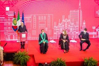 Un momento dell'inaugurazione