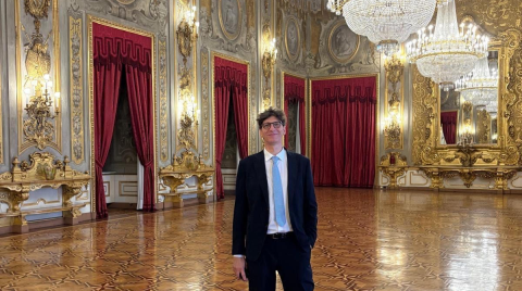 Federico Agliardi al Quirinale per il premio Full Bright
