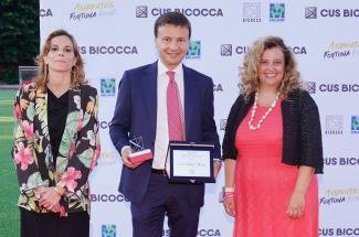 Un momento della premiazione