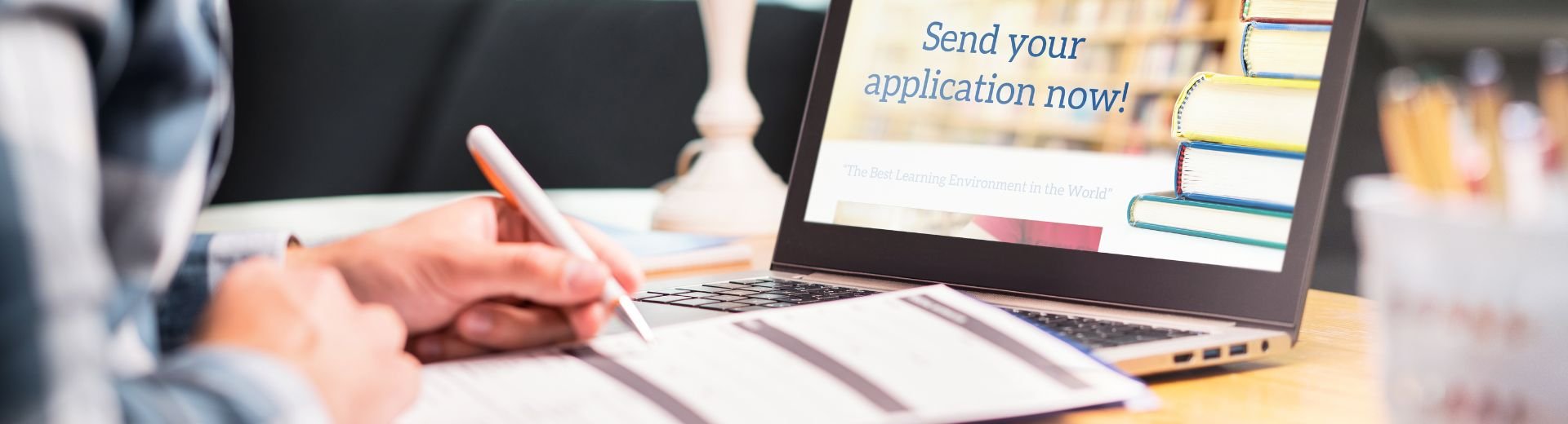 computer e modulo di ammissione università