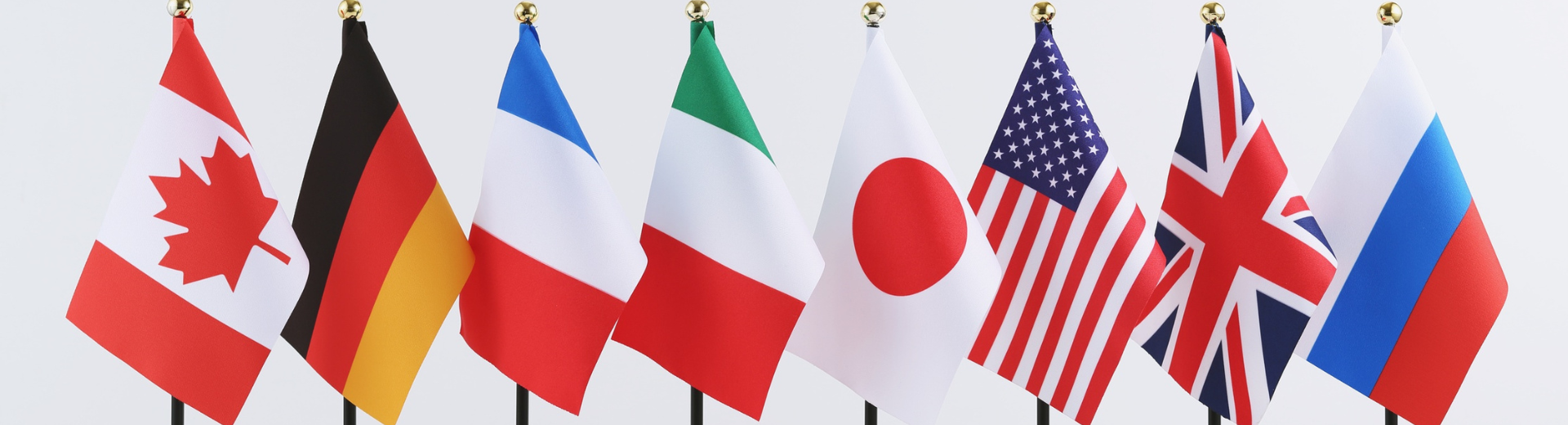 bandiere di diversi paesi del mondo